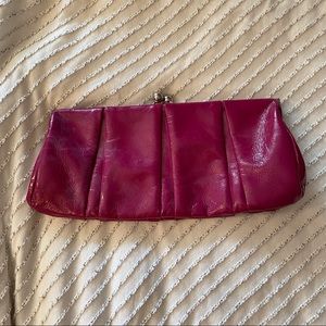 Vintage Fuchsia Elegant Clamshell Clutch
